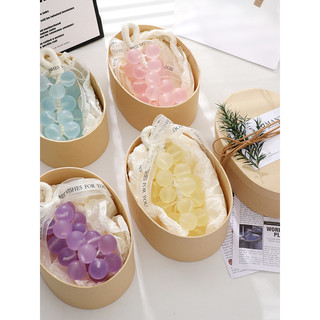 Novo estilo de cristal uva sabão corda inteira óleo essencial sabão frio criativo pingente fragrância presente aniversár