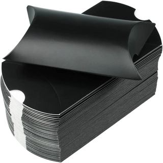 10 peças pacote de travesseiro de papel kraft caixa de doces de casamento caixa de doces vermelhos papel kraft caixa de 