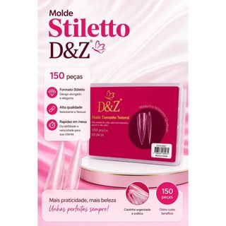 Molde DeZ F1 Modelos STILETTO Unhas Manicure 150 pcs