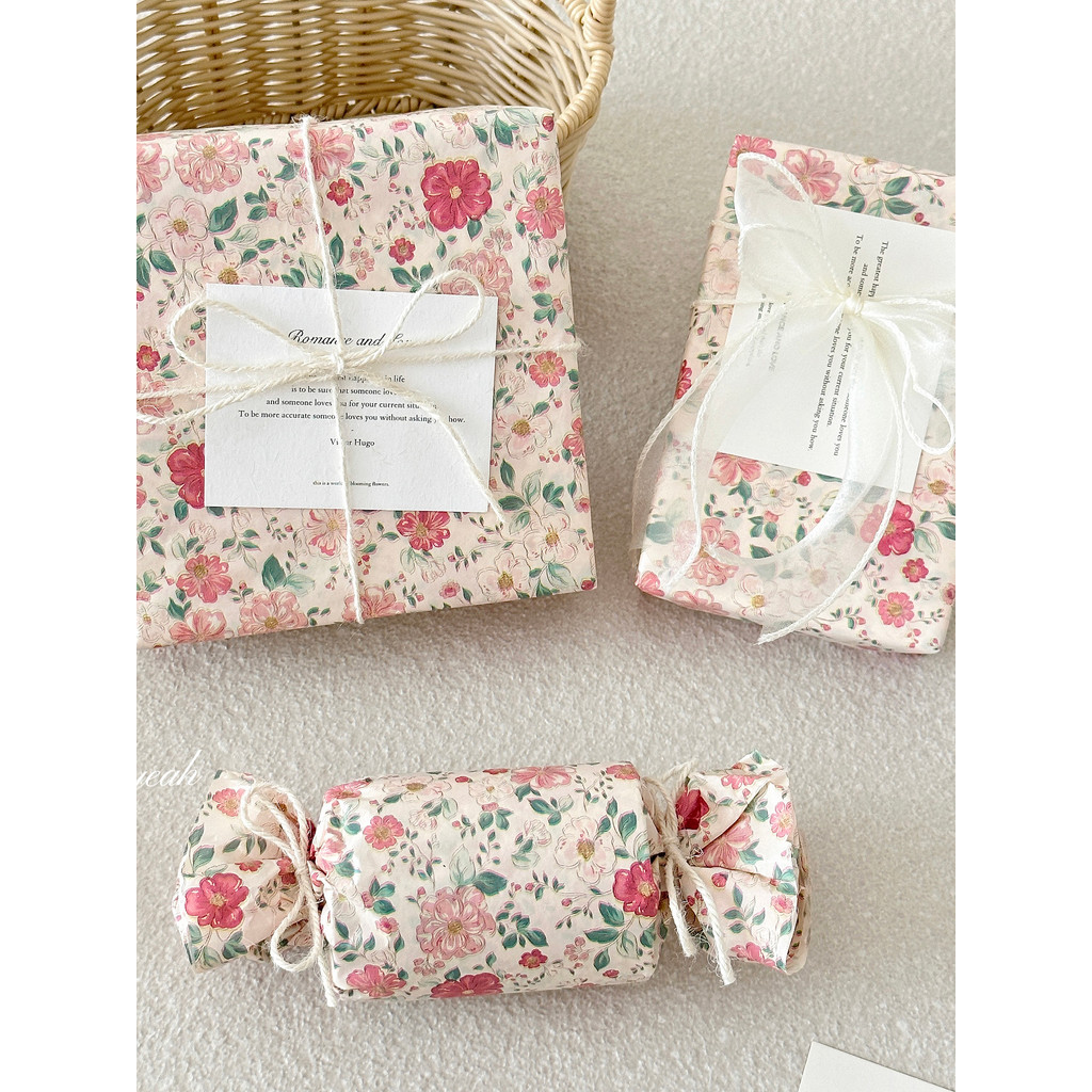 Ins flor jardim Sydney papel suave Floral presente embrulho papel diy presente do feriado decoração papel decoração do f