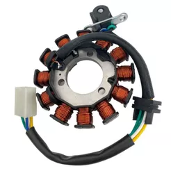 Estator P/ Moto Honda Cg 125 Fan Ks/Es 09/15 - Cg 125 Fan 14/15