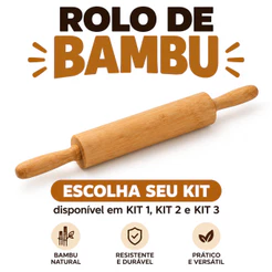 Rolo De Massa Em Bambu Para Pizza Pão Pastel