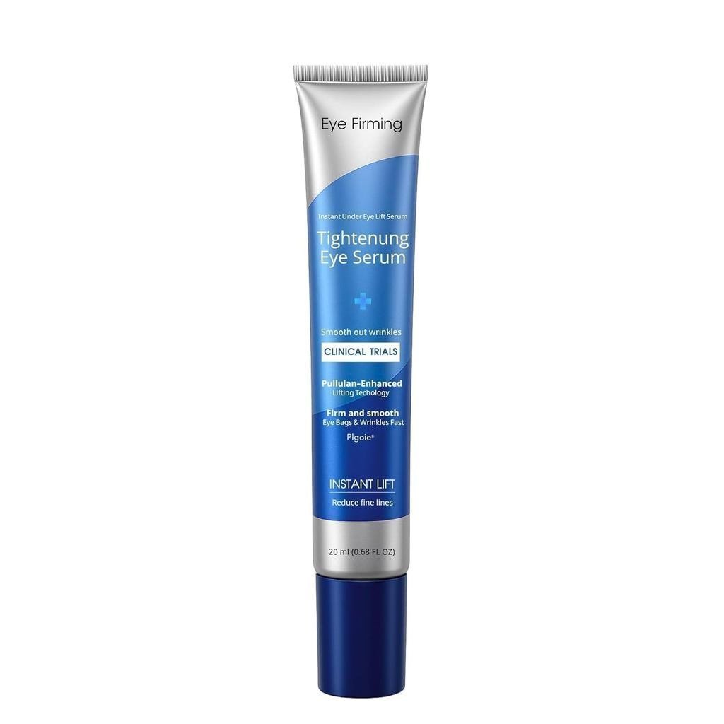 Sérum de ação rápida para firmar a pele ao redor dos olhos – fórmula de lifting e firmeza para olheiras, bolsas, linhas 