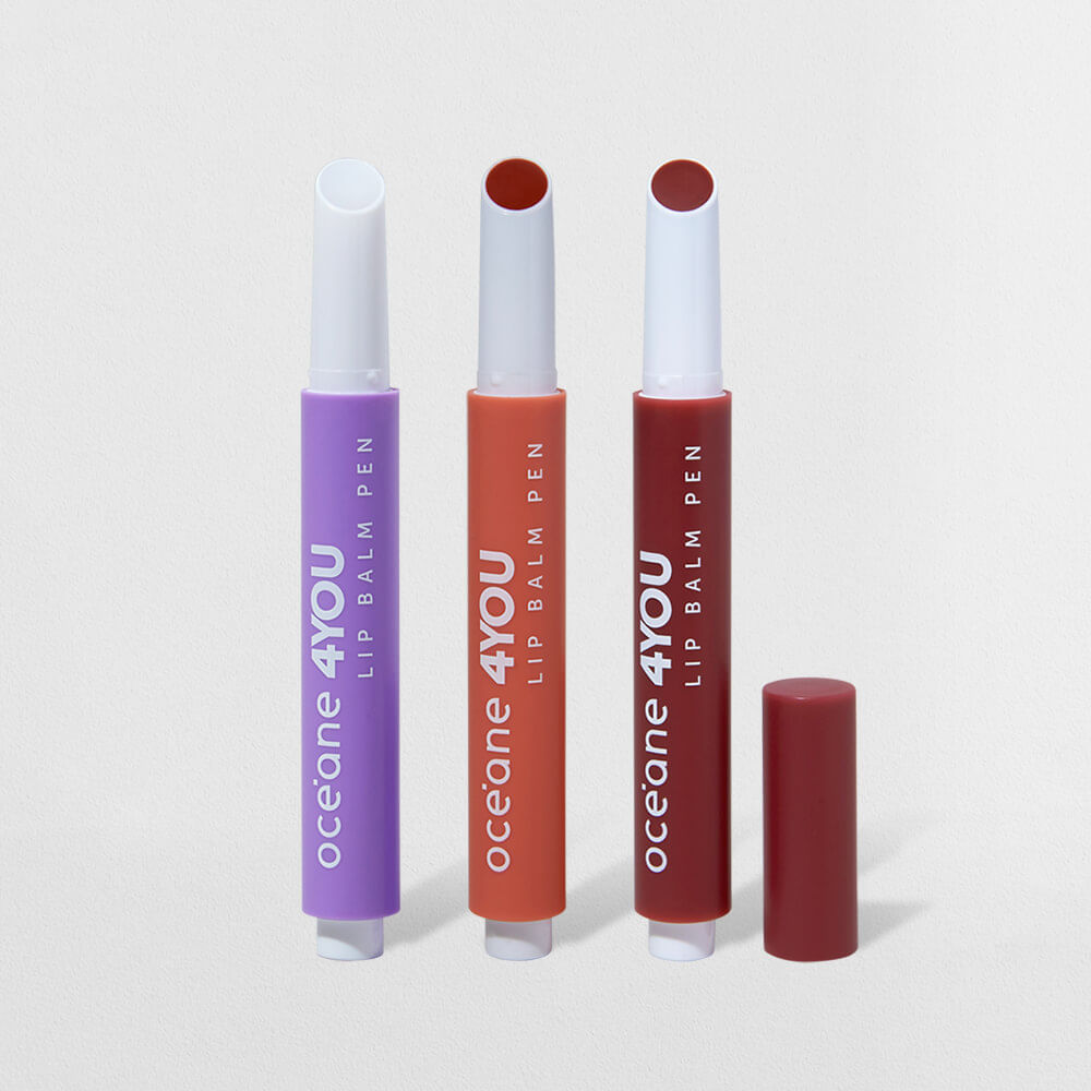 Kit Lip Balm Pen Hidratante Labial 4you (3 Produtos)
