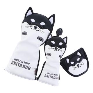 Clube De Golfe Headcover Golf Putter Capa Cão Dos Desenhos Animados Animal Para Motorista…