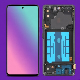 Tela Lcd Frontal Com Aro Samsung A51 Preto Touch Screen Digitalizador Completo Reposição Testado Ótimo Custo Benefício