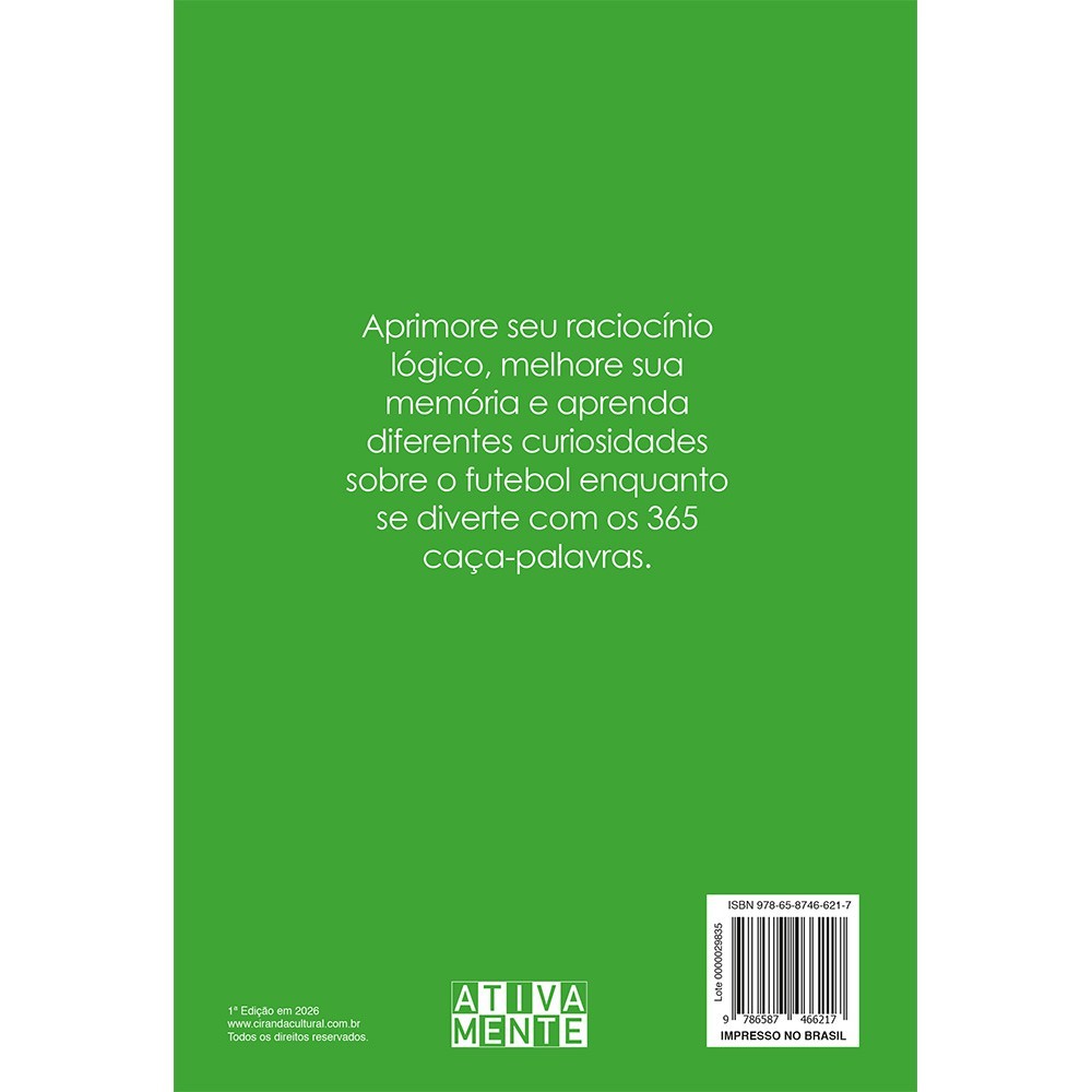 Livro 365 caça-palavras - futebol — imagem 2 de 2