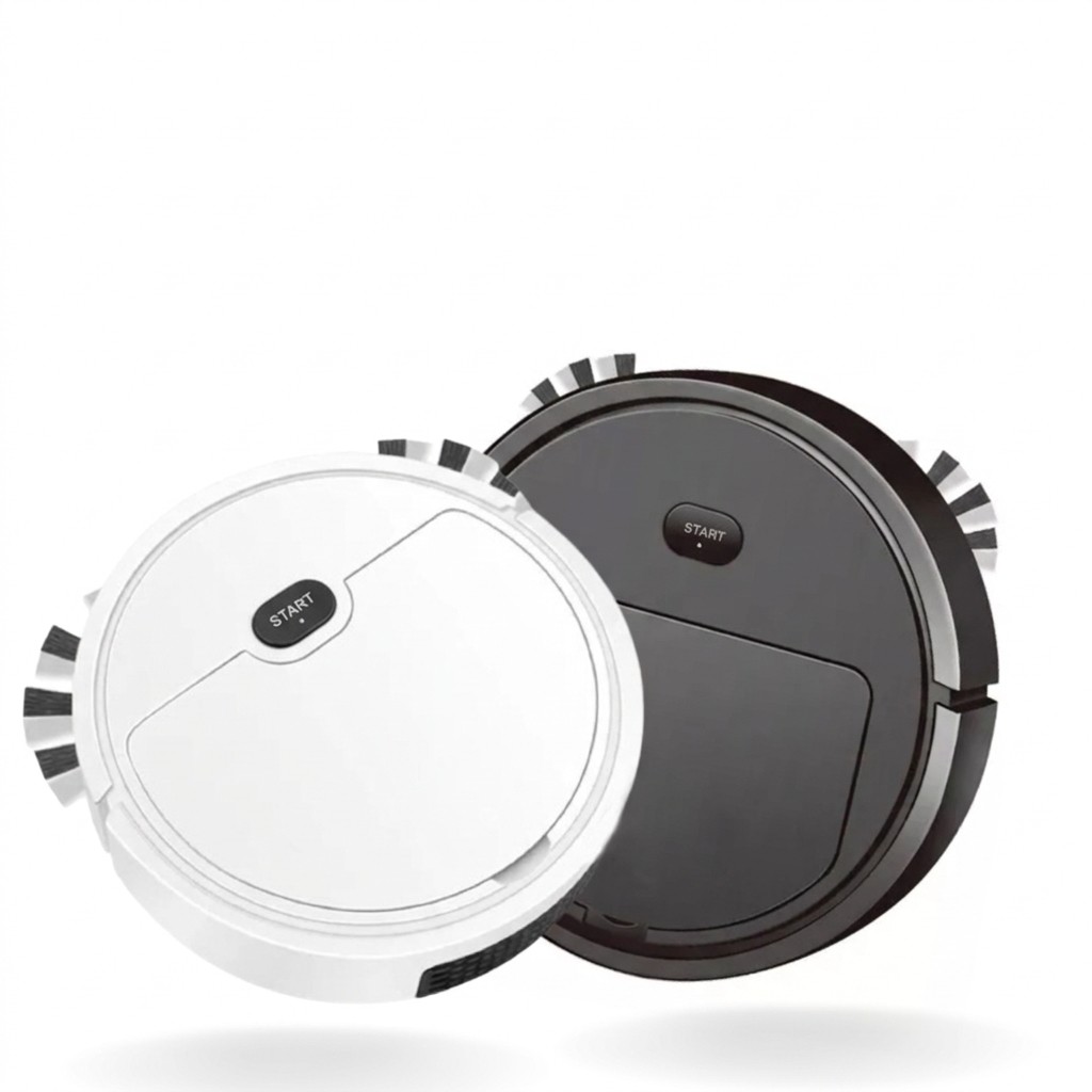 Robô Aspirador de Pó Automático Recarregável USB 2800Pa 18W Limpeza de Piso Casa