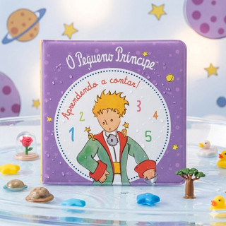 Livro De Banho Bebê Pequeno Príncipe Brinquedo Infantil Educativo Impermeável Capa Mole Prova D’Água