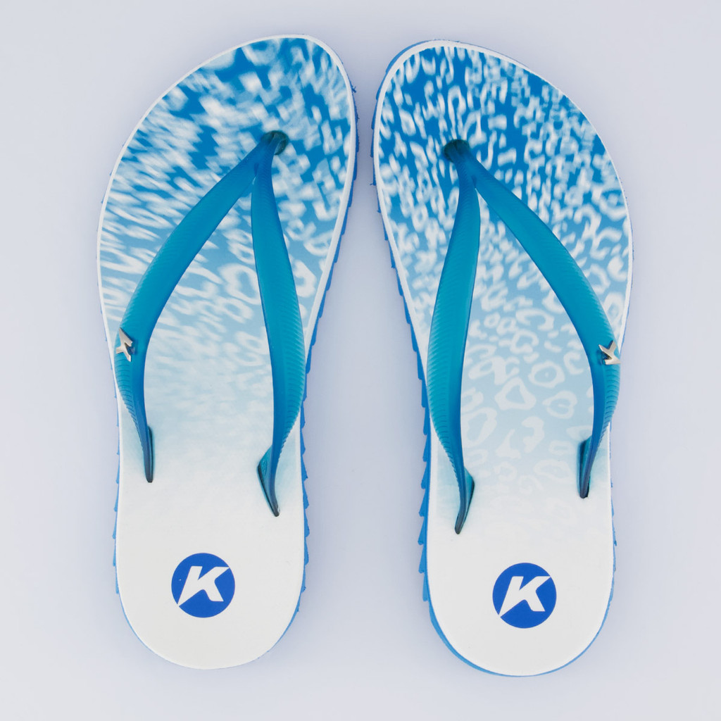 Chinelo Kenner Ibiza Onça Feminino Azul