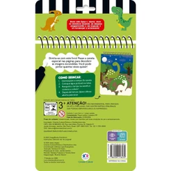 Aquabook pinte com agua | Dinossauros