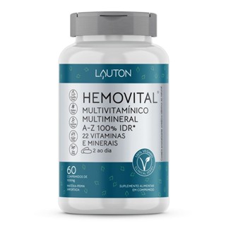Hemovital Multivitamínico - 60 Comprimidos - Lauton Nutrition em Oferta na Shopee