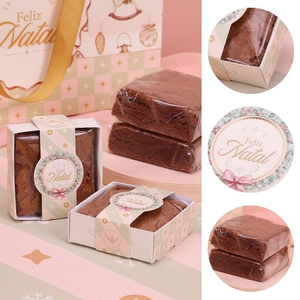 25 CAIXA PARA BROWNIE NATAL GRAÇA 5200 ( JANGO NATAL 2025 )