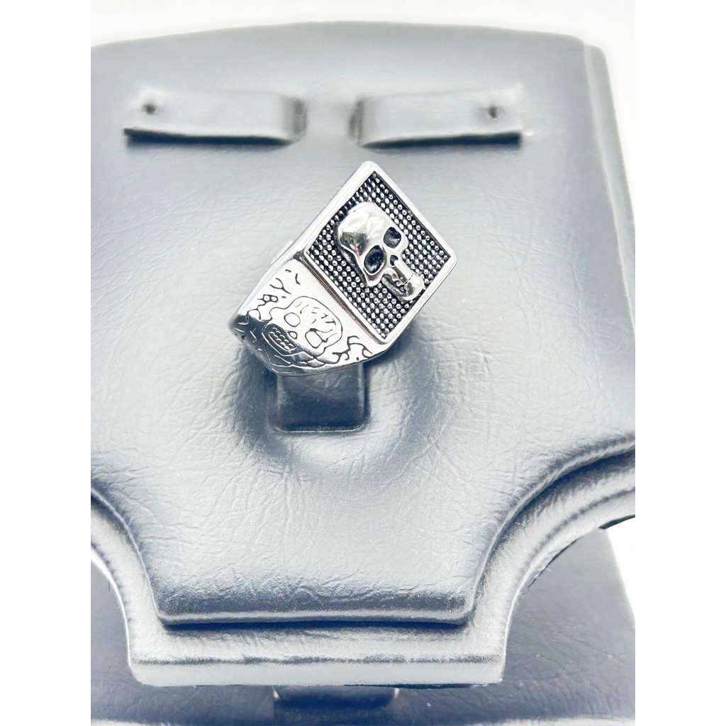 Dedeira Anel De Caveira De Aço Inoxidável Para Motocicleta Masculino em Oferta na Shopee