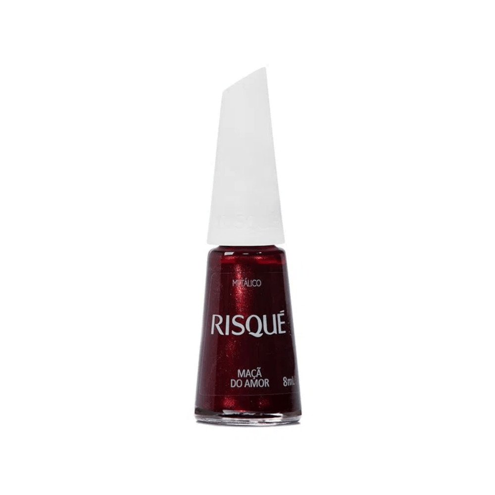 Esmalte Risqué Vermelhos Metálicos Maçã do Amor em Oferta na Shopee