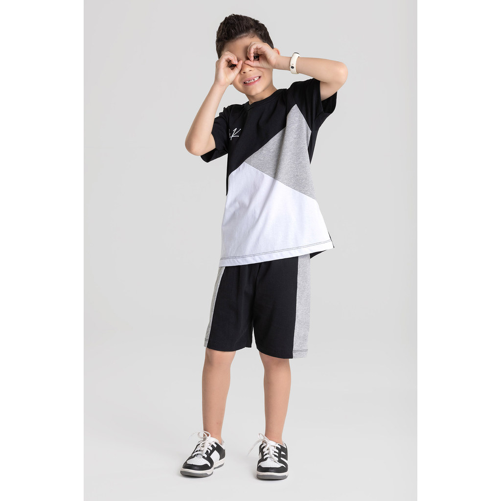 Conjunto Infantil Verão Masculino Recortes Mimos Kids 2 ao 14 anos