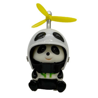 1 Conjunto de Acessórios para Carro Mini Pato de Borracha Panda Fofo