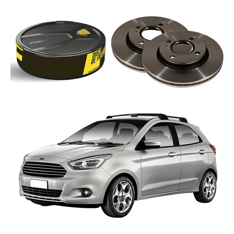 Disco Freio Dianteiro Ka 1.0 1.5 2014 A 2017 em Oferta na Shopee