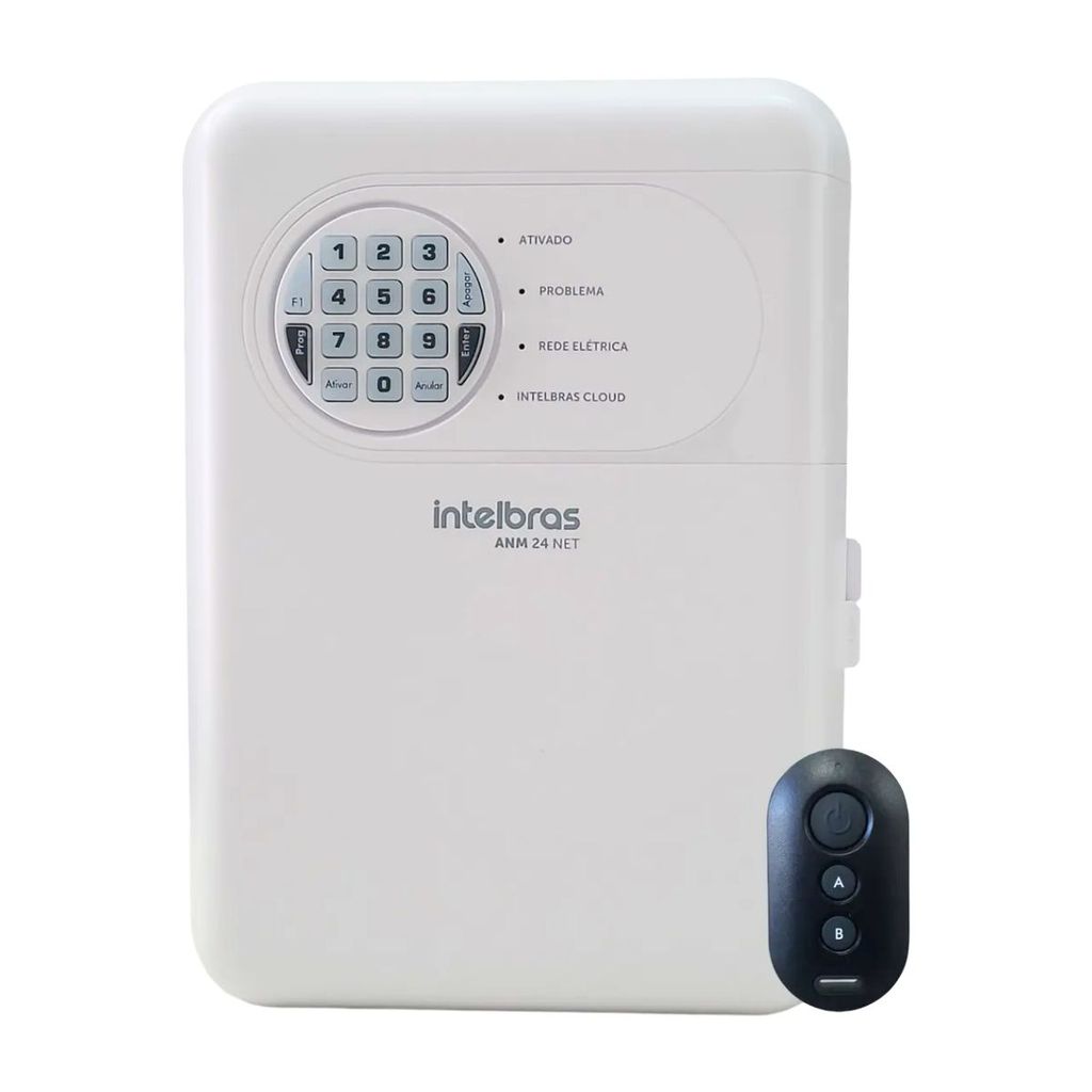 Central Alarme Não Monitorada 24 Zonas Conexão Via Smartphone ANM 24 NET Intelbras