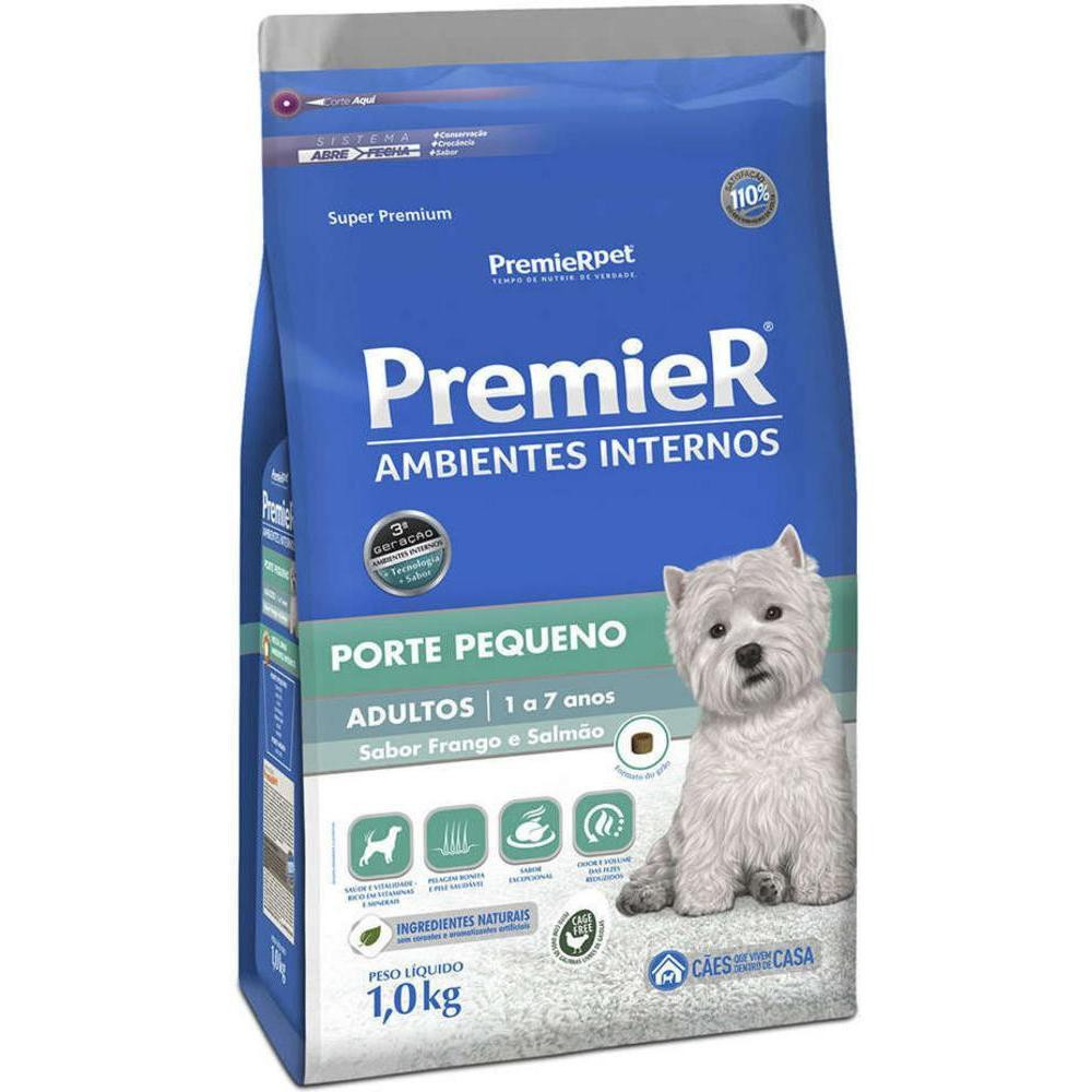 Ração Ambientes Internos Cães Adultos 1Kg Premier