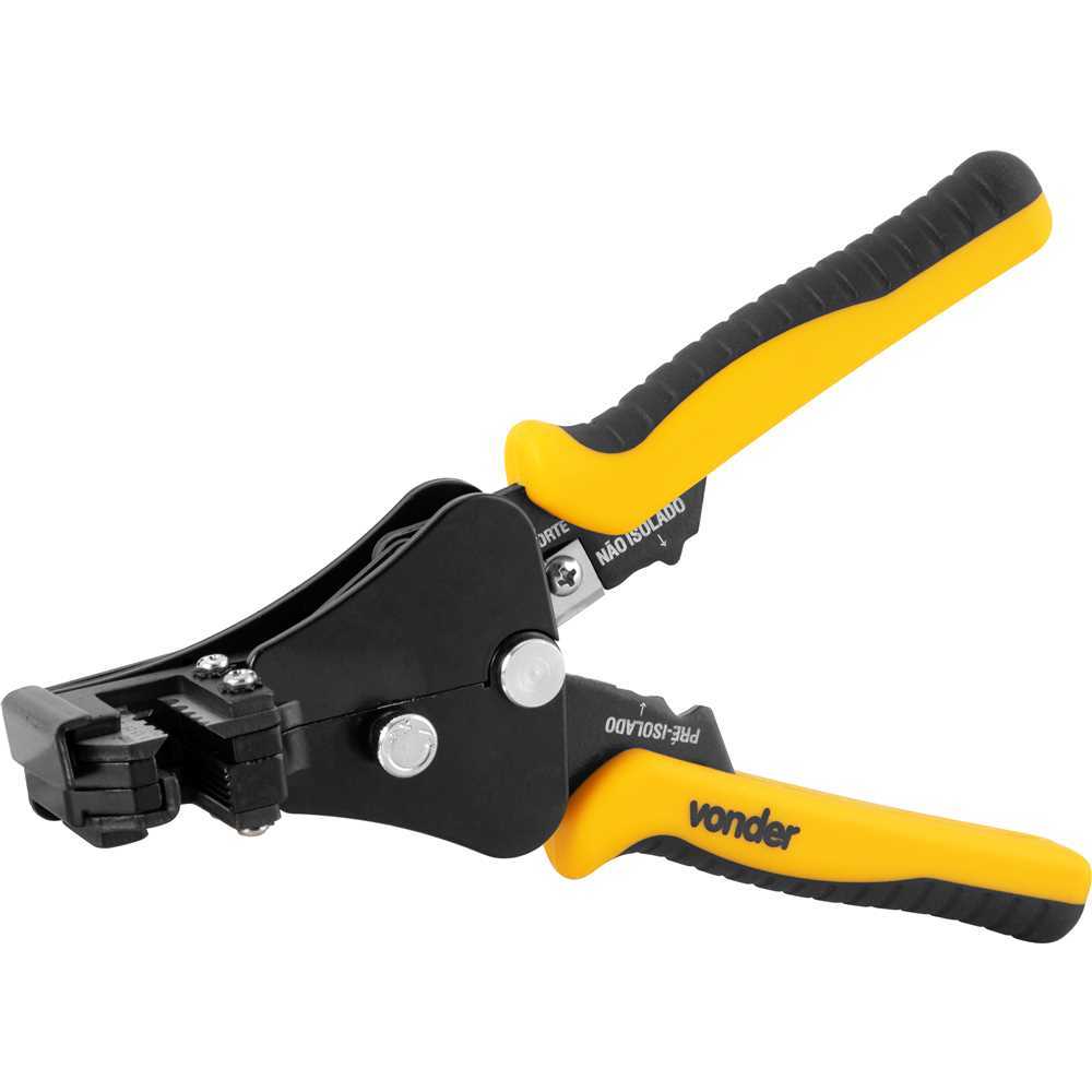 Alicate Desencapador Crimpador Cortador 1 a 6mm Automático Eletricista Vonder AD180 em Oferta na Shopee