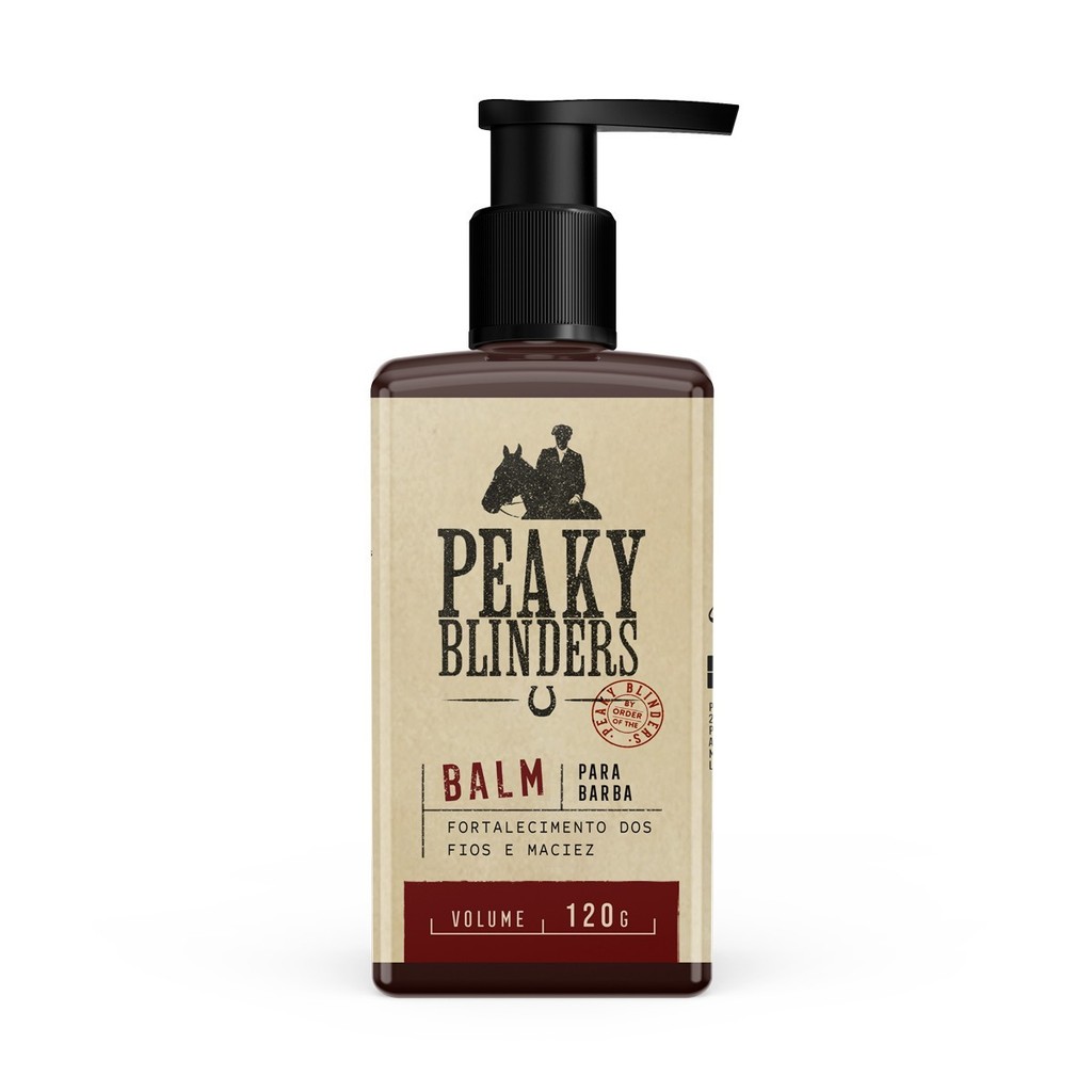 BALM HIDRATANTE PARA BARBA DON ALCIDES PEAKY BLINDERS 120G PROMOÇÃO