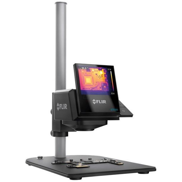 Câmera Termográfica de Bancada Sistema de Imagens Térmicas para Teste de Componentes Eletrônicos Flir ETS320