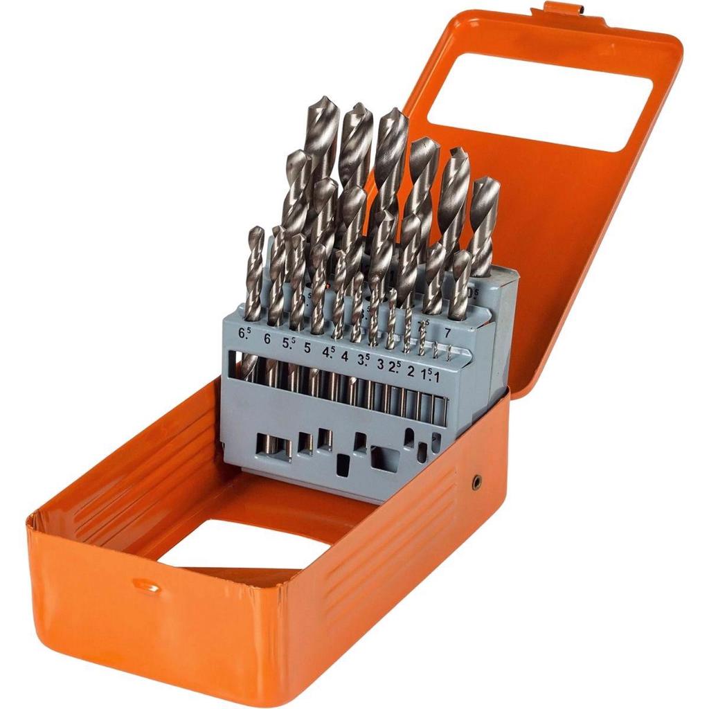 Jogo de Brocas em Aço Rápido 25 Peças 1 - 13mm (410486) - Tactix em Oferta na Shopee