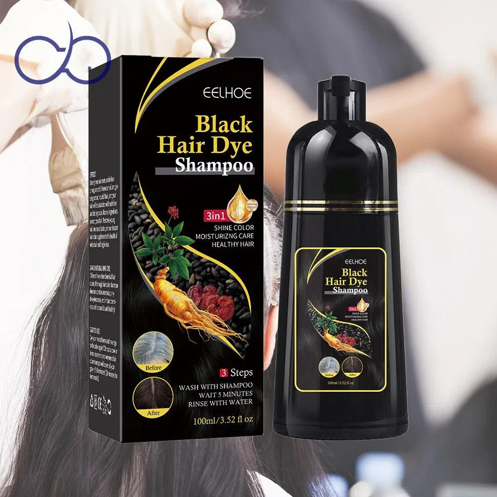 Shampoo De Tintura Para Cabelos Pretos Naturais Creme Branco Cinza em Oferta na Shopee