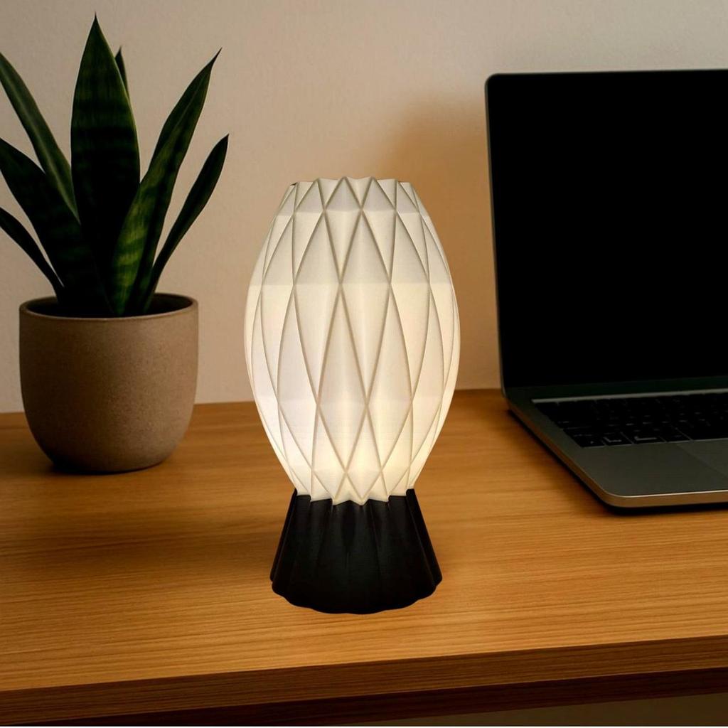 Luminaria Mesa Abajur Led Portátil LUPITA Luxo Luz de Cabiceira Abajures Decoracao Diversos Presente Quarto Geometrico