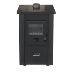 Calefator à Lenha Venax Vulcano, Dupla Combustão, Preto