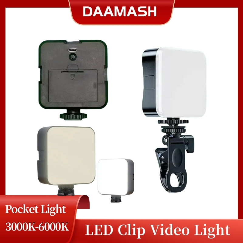 [Envio 24H] Pequeno Criativo Mini Portátil Transmissão Ao Vivo Fotografia Bolso Luz De Preenchimento LED Para Iluminação