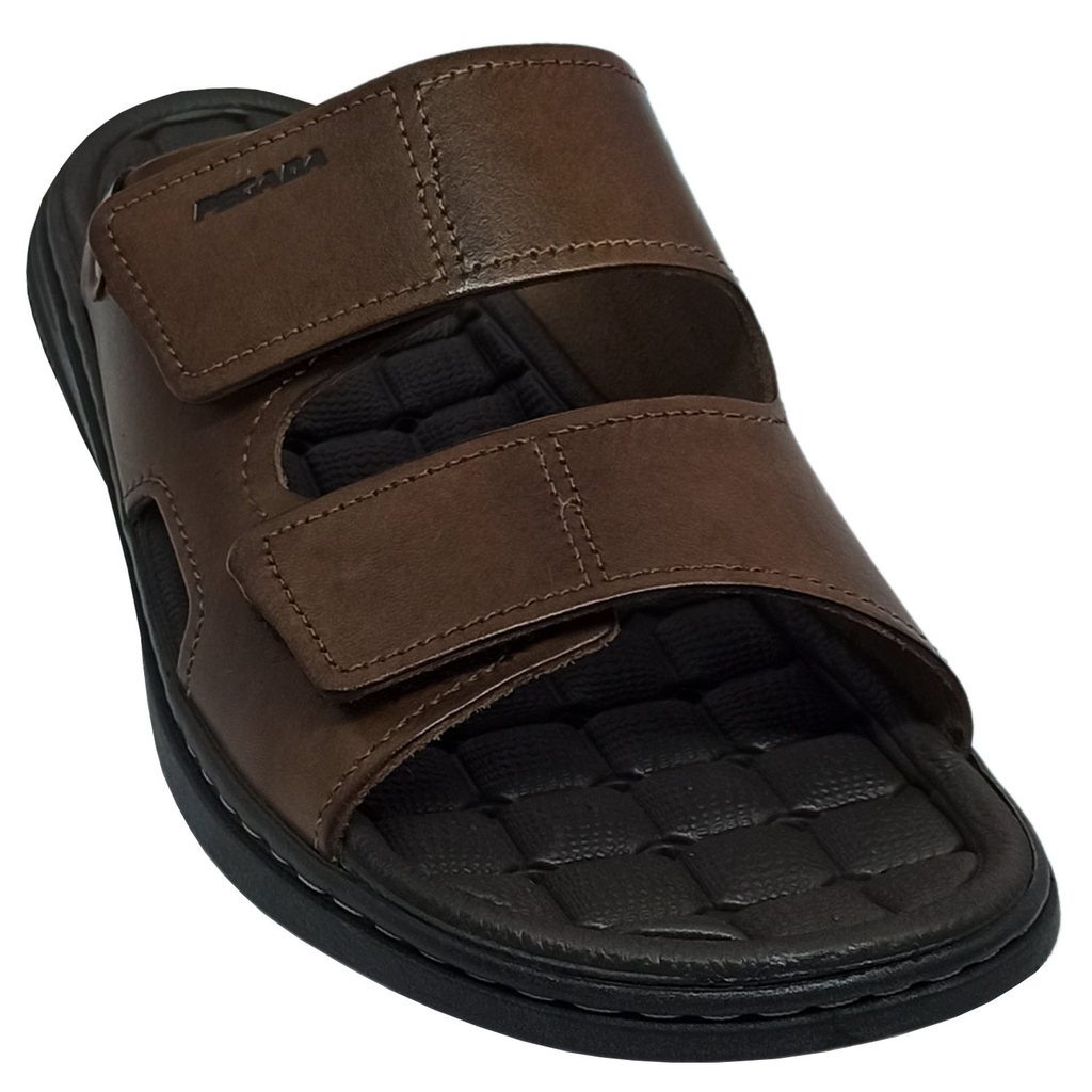 Chinelo Pegada Masculino Couro Anilina Confortável