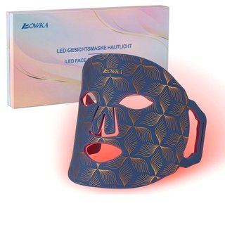      2023 Nova Máscara Facial LED BOWKA, Dispositivo de Cuidado Facial em Algodão, Tratamento de Terapia de Luz para Rej