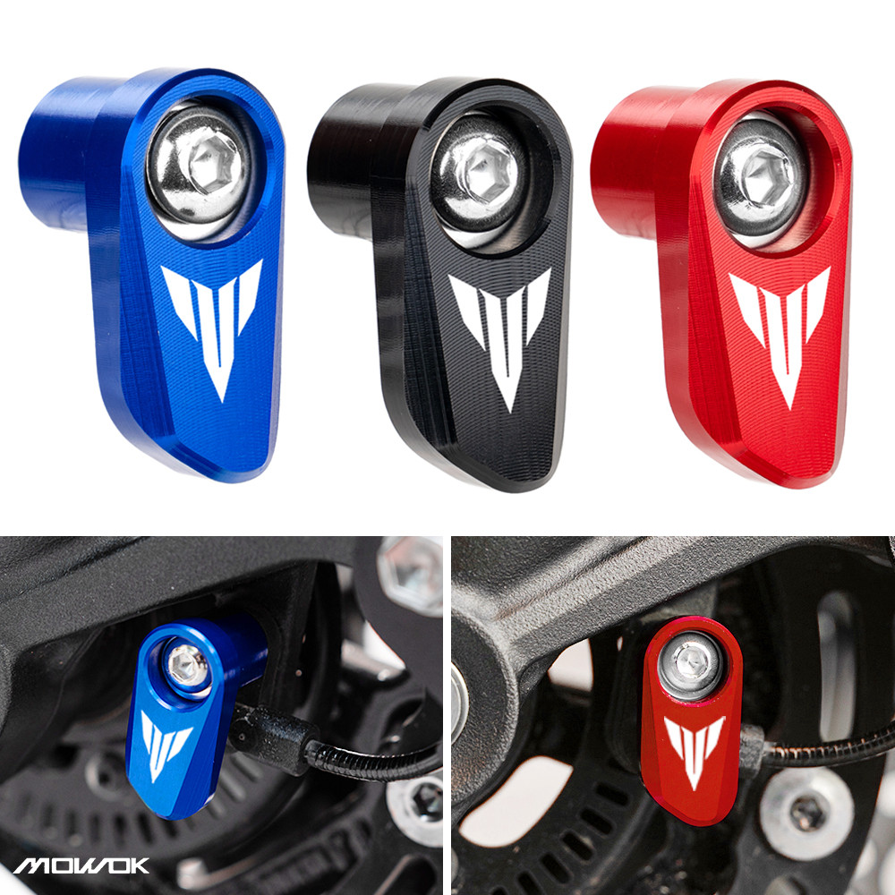 Para YAMAHA MT07 MT09 MT03 MT 07 09 03 Acessórios Da Motocicleta Roda Traseira Dianteira ABS Sensor Proteção Guarda Capa