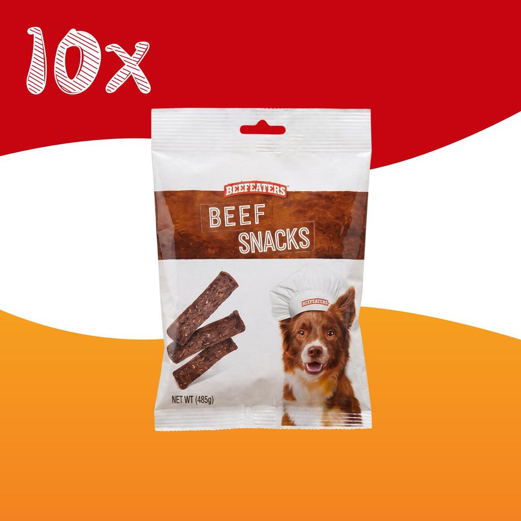 Beef Snacks para Cachorros Petisco de Carne Natural e Saboroso 450g - 10 unidades
