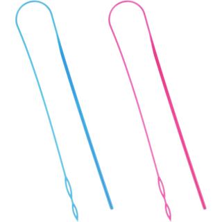 Conjunto de Ferramentas para Passar Cordão, 2 Peças de 23 Polegadas, Ferramenta Flexível de Plástico para Passar Cordão,