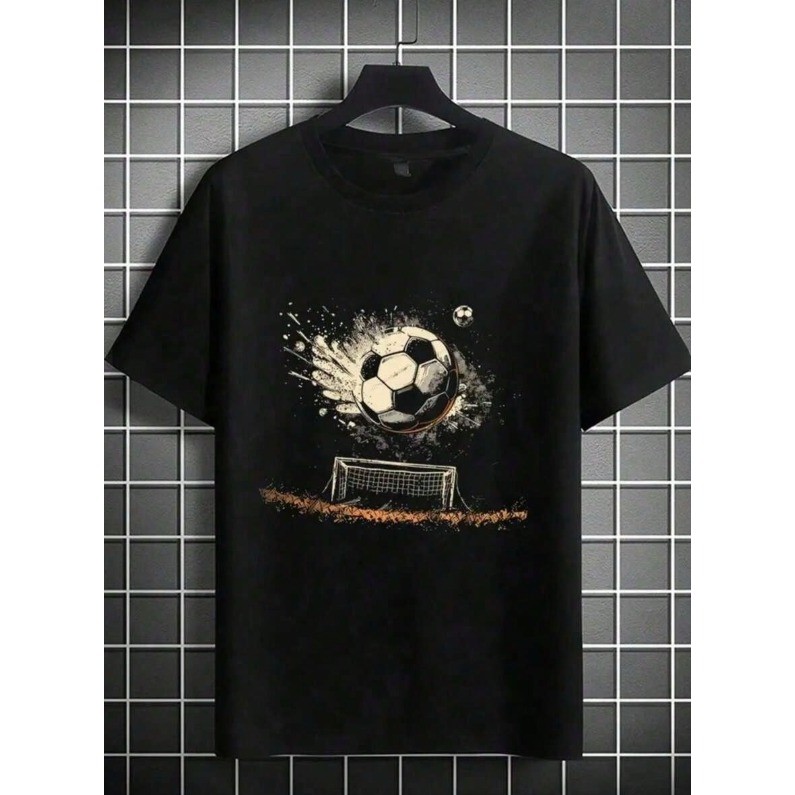 Camiseta Menino Infantil Estampada Futebol Blusa 100% Algodão Tecido Macio Confortável ENVIO IMEDIATO