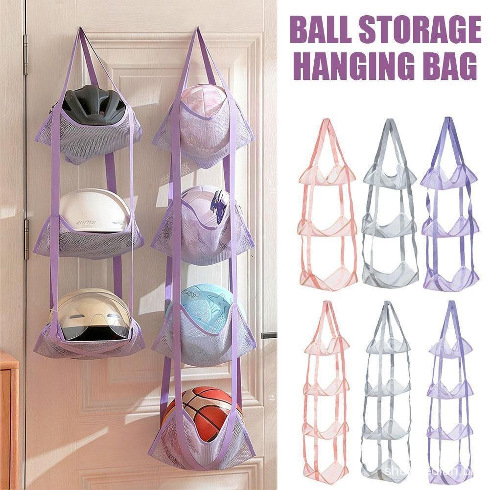 Bola De Armazenamento Pendurado Saco Casa Cesta Basquete Equipamentos Esportivos Rack Artefato A1w1
