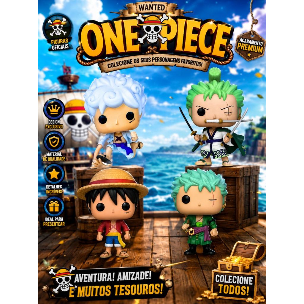 Bonecos Colecionáveis One Piece Action Figure COM CAIXA