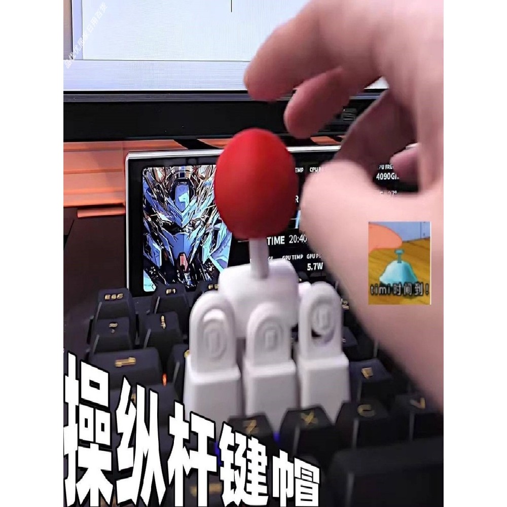 Manipulador Keycap Gamepad teclado decoração acessórios computador multifuncional 4 direções controlador de teclado mecâ