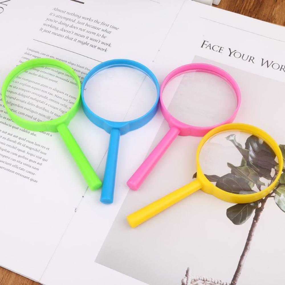 HUINET Lupas De Leitura Ferramentas De Papelaria Adorável Portátil Explorador Ferramenta De Aprendizagem Lupa