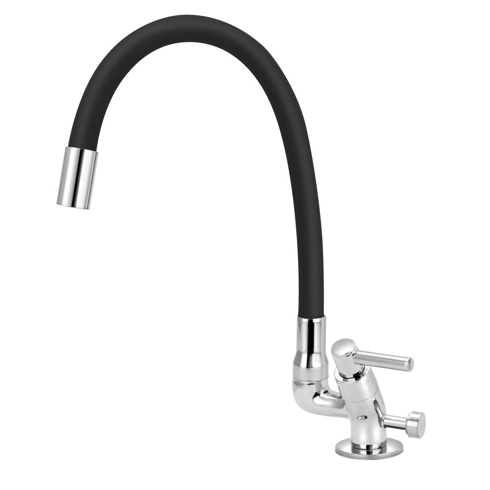 Torneira Cozinha Mesa Filtro Purificador Universal Gourmet Flexível Silicone Metal Colorida 1/4v