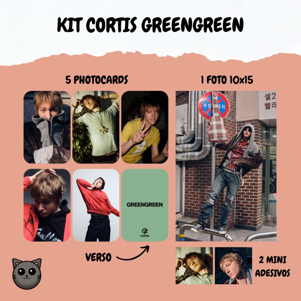 KIT CORTIS GREENGREEN - BIAS OU GRUPO