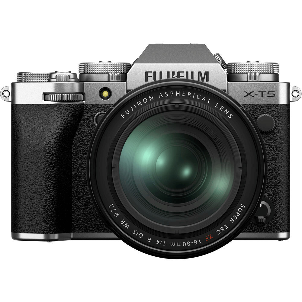 Câmera Mirrorless FujiFilm X-T5 com Lente 16-80mm (Prata)