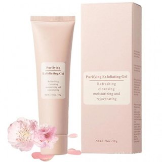Gel Esfoliante Purificante, Esfoliante Facial, Hidratante, Suave, Gel Esfoliante para o Corpo Todo, Limpa Sujeira e Oleo