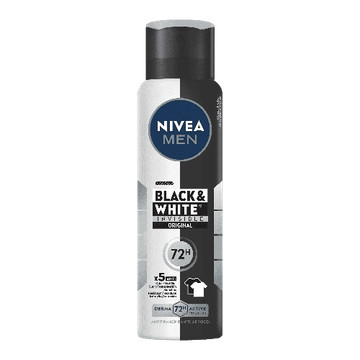 Desodorante Aerosol Black & White Invisible Nivea Men