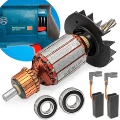 Induzido Para Martelete Gbh 2-24 D 220v + Escova de Carvão + Rolamentos