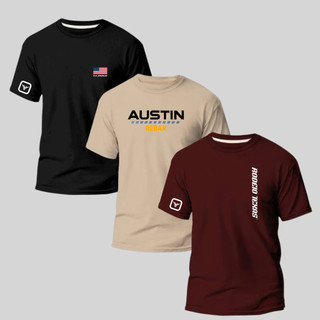 Kit 3 Camisetas Masculina Moda Country Rodeio Texas TX.RODEIO