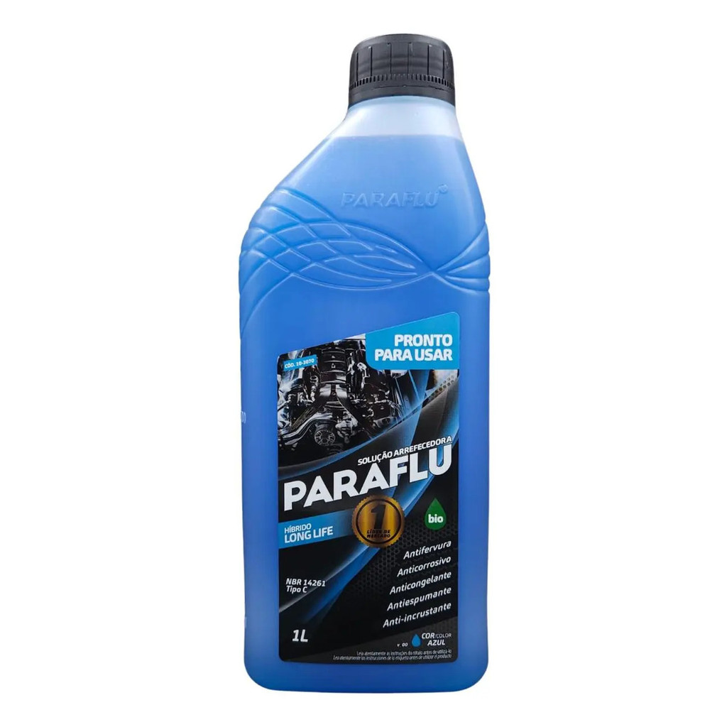 Aditivo para Radiador Bio Híbrido Pronto Uso Azul 1 Litro